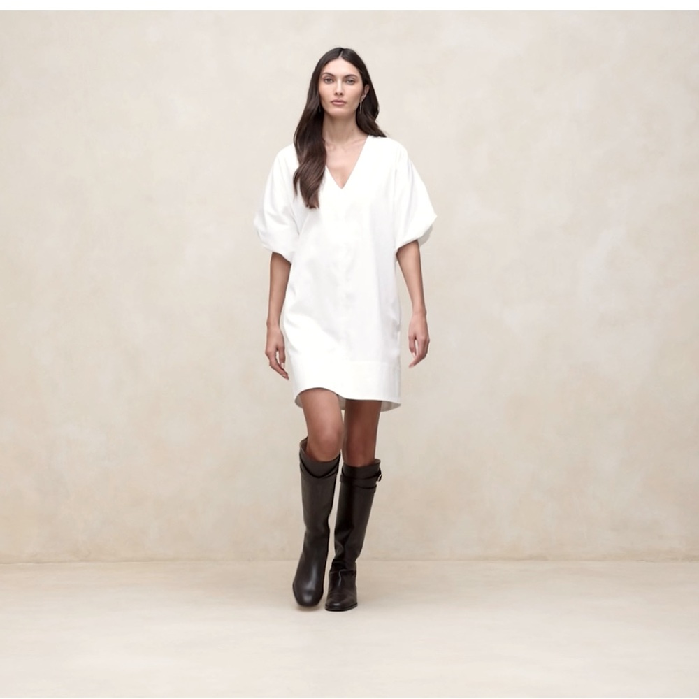 Brand new with tags Banana Republic white dress.